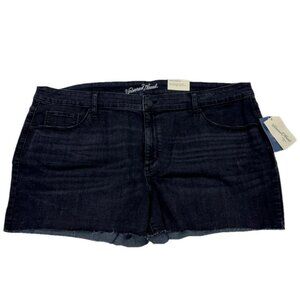 Women's Midi Jean Shorts - Universal Thread BlackWash 22W